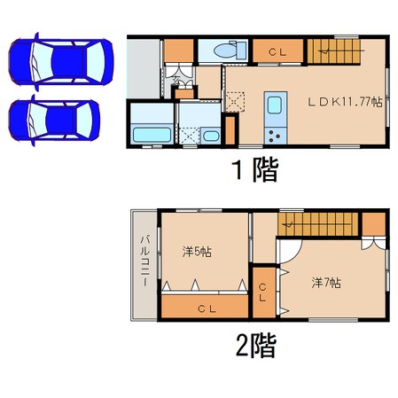 今市M借家の物件間取画像